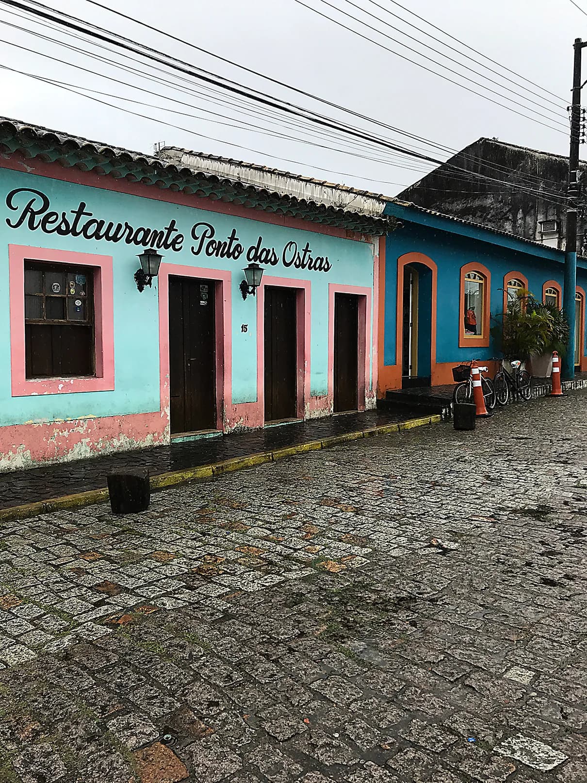 Chuva, pedal e história