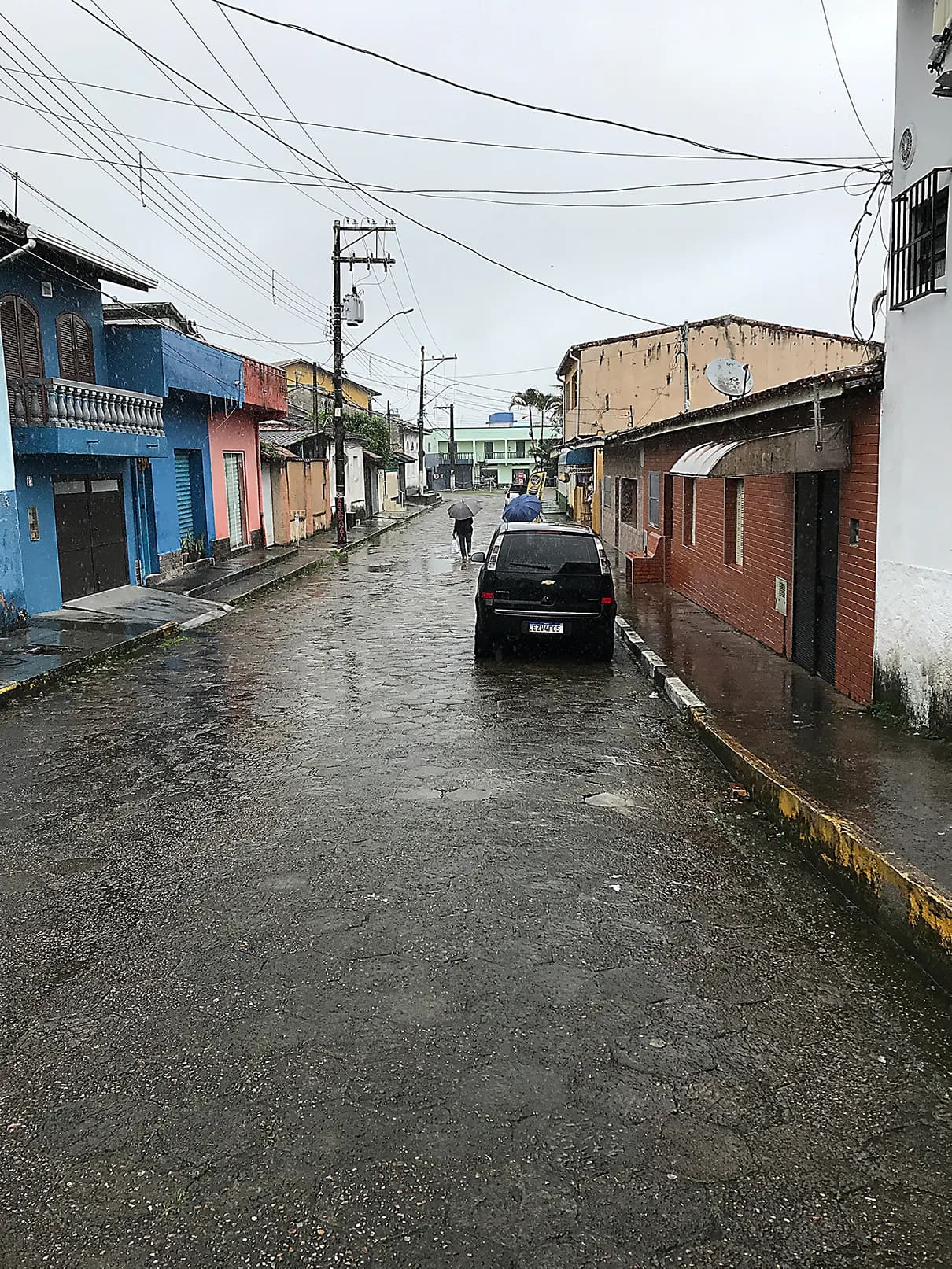 Chuva, pedal e história