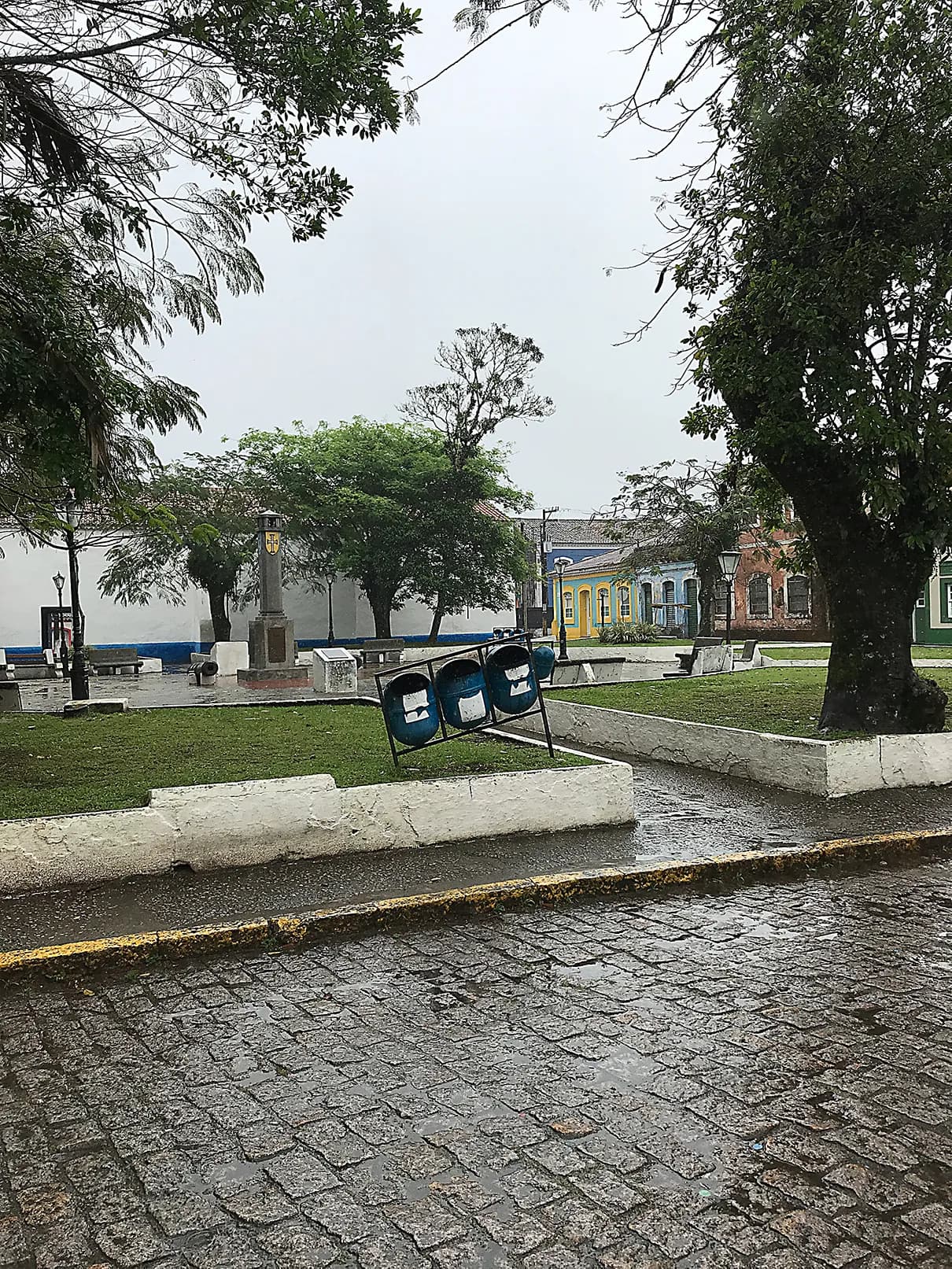 Chuva, pedal e história