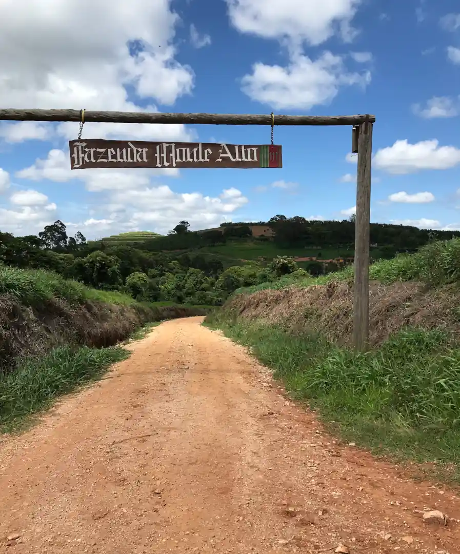 Café e montanhas